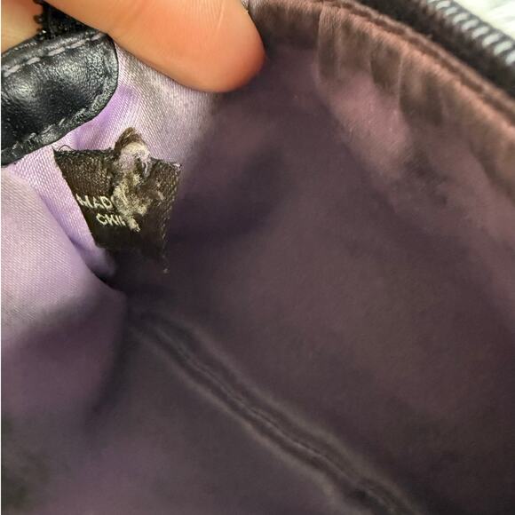 COACH Black Silver Signature Canvas Wristlet - Picture 6 of 6